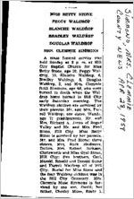 Newspaper clipping about Clemmie Simmons published April 28, 1959