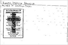 Newspaper clipping about Jessica Daniella Simms
