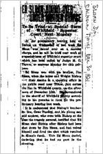 Newspaper clipping about Jim Sloan published December 30, 1921