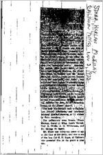 Newspaper clipping about Harlan McKinney Starr published November 2, 1922