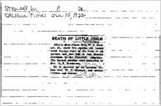 Newspaper clipping about W. P. Stewart published June 15, 1922