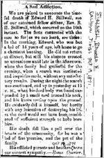 Newspaper clipping about Edward H. Stillwell published October 19, 1871