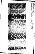 Newspaper clipping about Dick Stroud published November 29, 1923