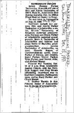 Newspaper clipping about Thomas Parker Tankersley published December 15, 1999