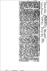 Newspaper clipping about Franklin Delando Tanner published July 24, 1996