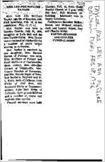 Newspaper clipping about Lee Ada McClure Taylor published February 18, 1976