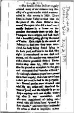 Newspaper clipping about Mr. Thompson published July 31, 1879