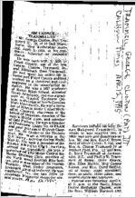 Newspaper clipping about George Clinton Trammell published April 12, 1995