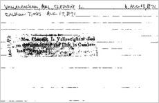Newspaper clipping about Clement L. Vallandigham published August 17, 1871