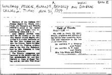 Newspaper clipping about Peggie, Blanche, Bradley, and Douglas Waldrop published April 30, 1959