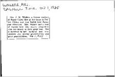 Newspaper clipping about Mrs. J. M. Walker published October 1, 1925