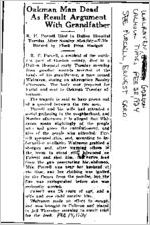 Newspaper clipping about Gordon Walraven published February 28, 1924