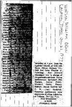 Newspaper clipping about William Dean Watson published January 23, 1977