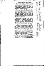Newspaper clipping about Robert Weldon published August 30, 1995
