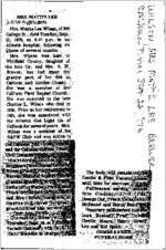 Newspaper clipping about Mattie Lee Brewer Wilson published September 22, 1976