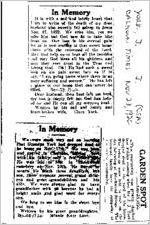 Newspaper clipping about J. J. York published November 23, 1922