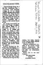 Newspaper clipping about Leonard George Young, Sr., published September 15, 1976