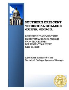 Southern Crescent Technical College, Griffin, Georgia, independent accountant's report on applying agreed-upon procedures for fiscal year ended 2018 June 30
