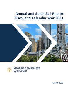 Statistical report, 2021 / Georgia Department of Revenue.