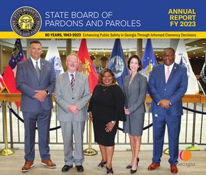 Annual report, fy 2023 / Georgia State Board of Pardons and Paroles.