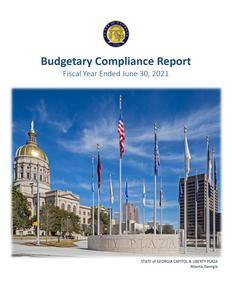 Budgetary compliance report for the fiscal year ended 2021 June 30