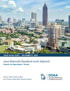 2022 Sales ratio study (Atlanta, Ga.)