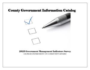 2023 County government information catalog.