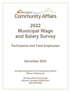 2022 Wage and salary survey. Participants and total employees, volume I