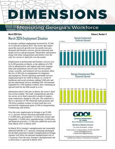 Dimensions, 2024 March (Georgia. Department of Labor)