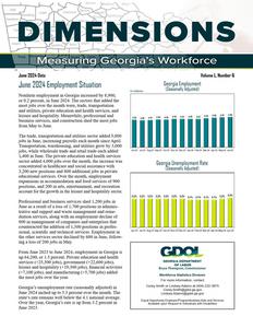 Dimensions: measuring Georgia's workforce, 2024 June