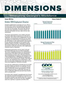 Dimensions: measuring Georgia's workforce, 2024 October