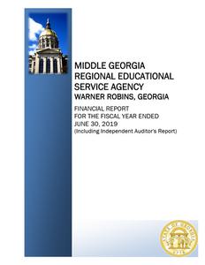 Audit report, Middle Georgia Regional Educational Service Agency, Fort Valley, Georgia 2019 June 30