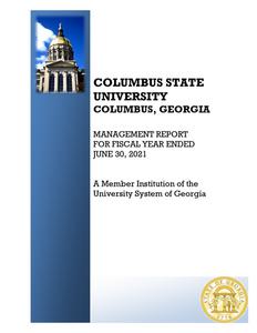 Review report, state of Georgia, Columbus State University, Columbus, Georgia, 2021 June 30.