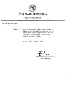 Executive order, 2023 December 8l.