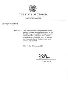 Executive order, 2024 February 6
