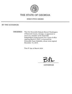 Executive order, 2024 March 5S