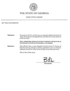 Executive order, 2024 May 3
