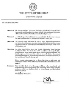 Executive order, 2024 July 2