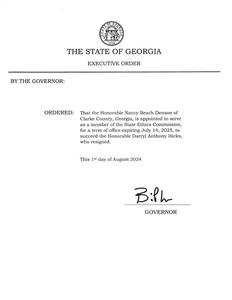 Executive order, 2024 August 1C