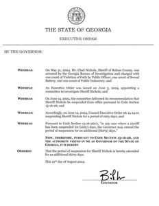 Executive order, 2024 August 12
