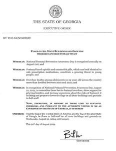 Executive order, 2024 August 20