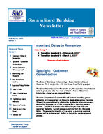 Streamlined banking newsletter [Feb. 2007 (Issue 7)]