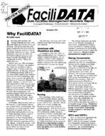 FaciliDATA : state facilities management quarterly report, September 1994