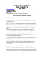 Press release, 2011 March 18