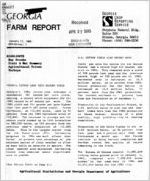 Georgia crop reporting service [1985]