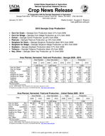 Crop news release, 2011 January 12