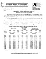 Georgia weekly hatchery, 1996 March 20