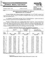 Georgia weekly hatchery, 1998 May 20