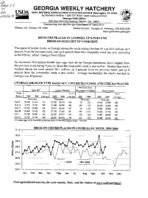Georgia weekly hatchery, 2006 October 18