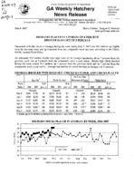 Georgia weekly hatchery news release, 2007 May 9